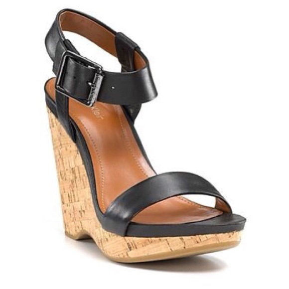 calvin klein nikole wedge